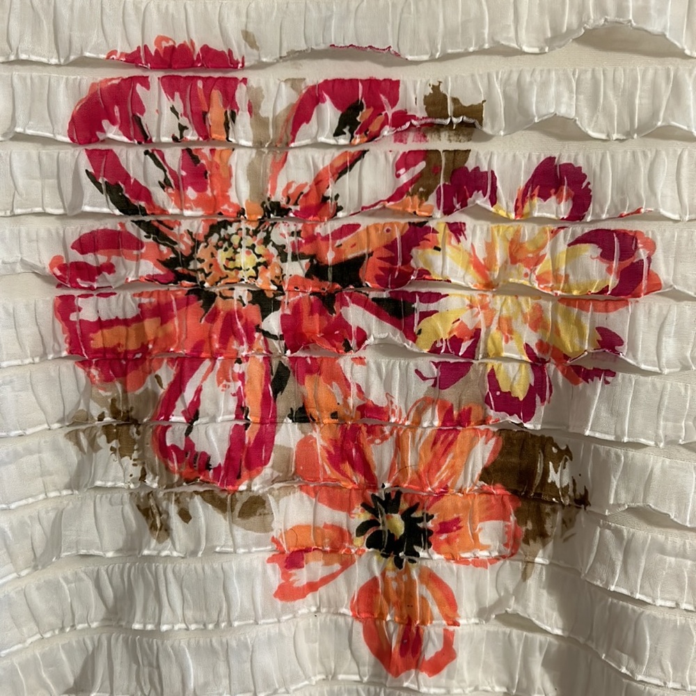 LAURA ASHLEY Floral Ruffle Cami - Picture 3 of 5